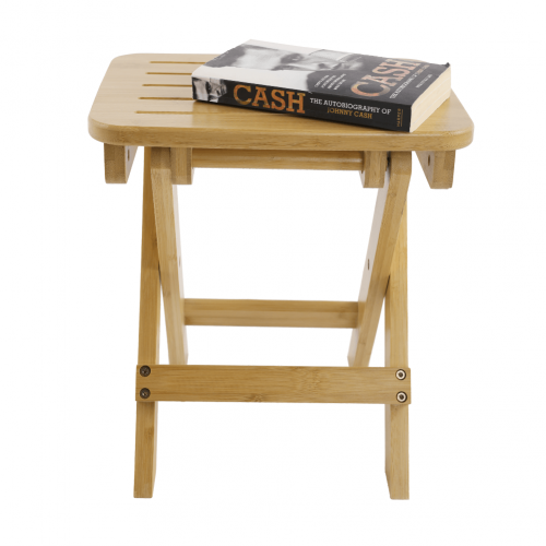 Stolička, prírodný bambus, DENICE