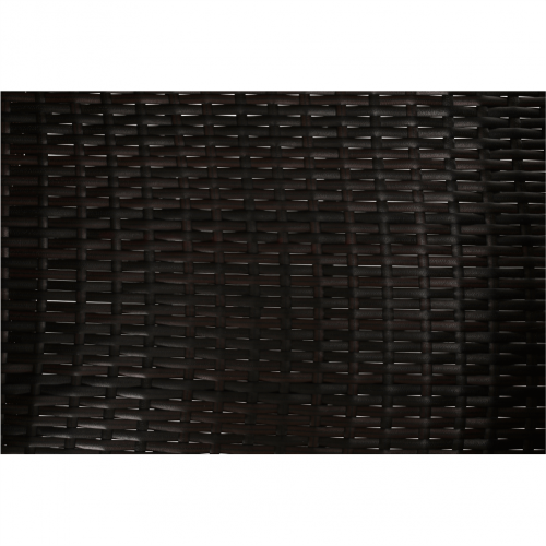 Záhradná lavica so stolíkom a poduškami, hnedá/krémová, LALIT