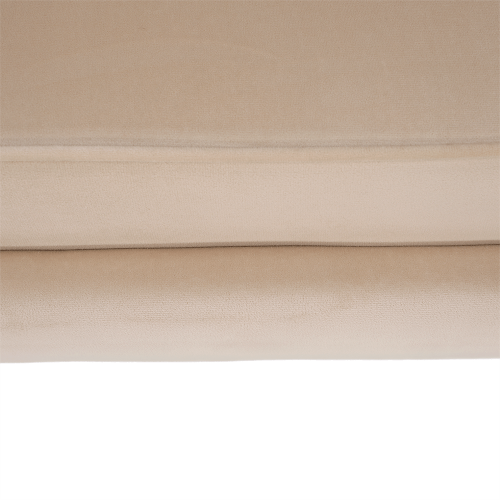 Lavica v štýle Art-deco, béžová Velvet látka/gold chróm-zlatý, NOBLIN