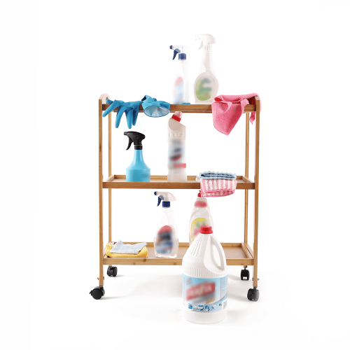 Servírovací vozík, prírodná, MARSEL