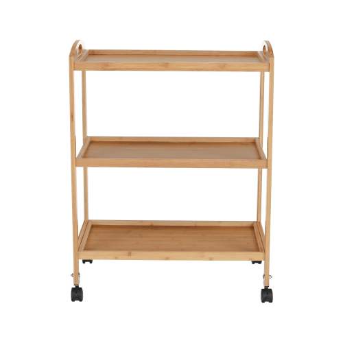 Servírovací vozík, prírodná, MARSEL