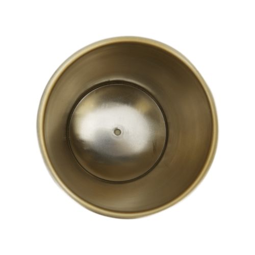 Kvetináč, čierna/zlatá, JUDE TYP 2