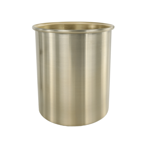 Kvetináč, čierna/zlatá, JUDE TYP 2