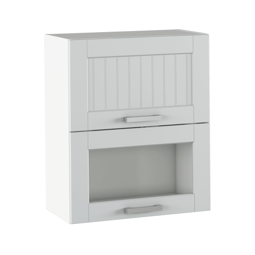 Horná skrinka, svetlosivá/biela, JULIA TYP 8