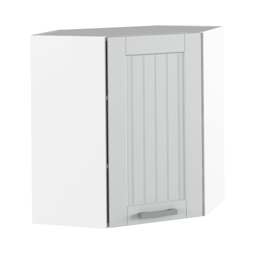 Horná skrinka, svetlosivá/biela, univerzálna, JULIA TYP 10