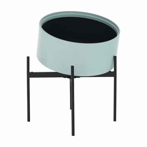 Príručný stolík, neo mint/prírodná/čierna, MOSAI