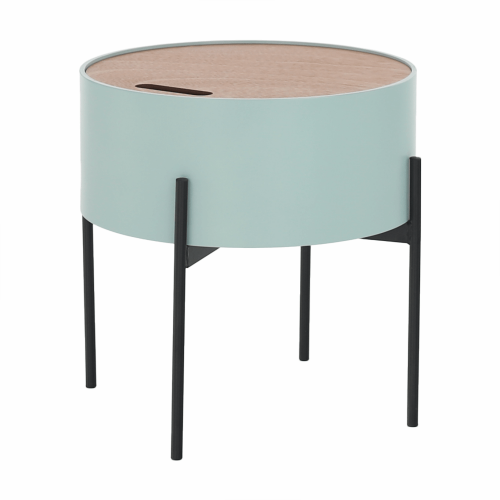Príručný stolík, neo mint/prírodná/čierna, MOSAI
