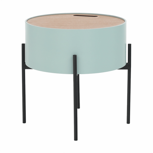 Príručný stolík, neo mint/prírodná/čierna, MOSAI