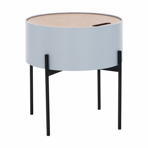 Príručný stolík, sivá/prírodná/čierna, MOSAI Príručný stolík, sivá/prírodná/čierna, MOSAI