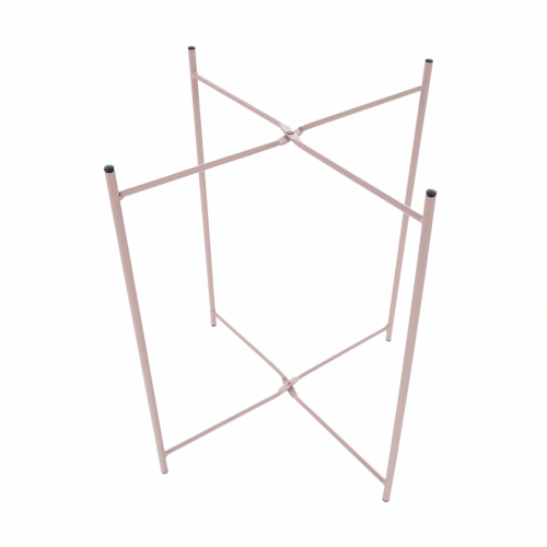 Príručný stolík s odnímateľnou táckou, nude ružová, RENDER