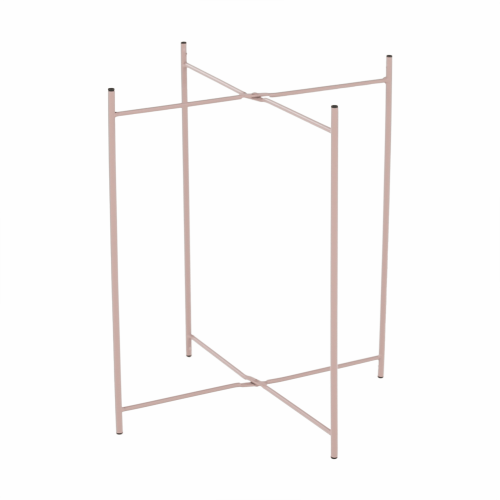 Príručný stolík s odnímateľnou táckou, nude ružová, RENDER