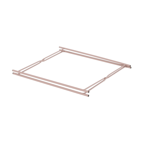 Príručný stolík s odnímateľnou táckou, nude ružová, RENDER