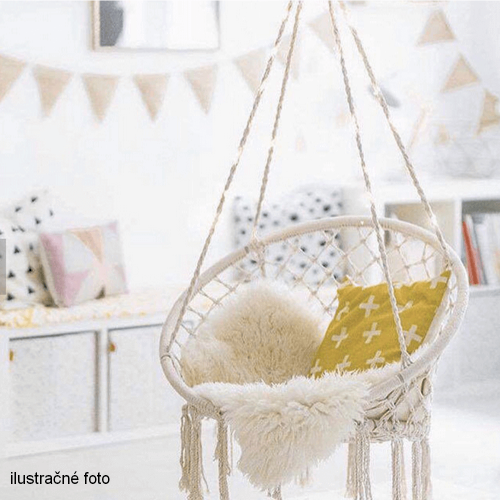 Závesné kreslo, biela, AMADO 2 NEW