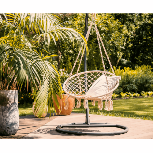 Závesné kreslo, biela, AMADO 2 NEW