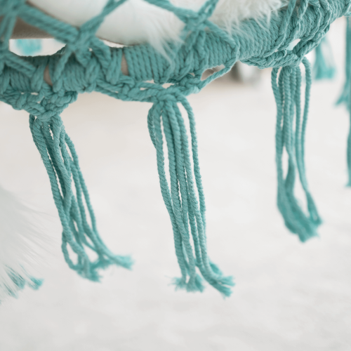 Závesné kreslo, mentolová, AMADO 2 NEW