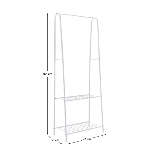 Vešiak, biela, BELINDA