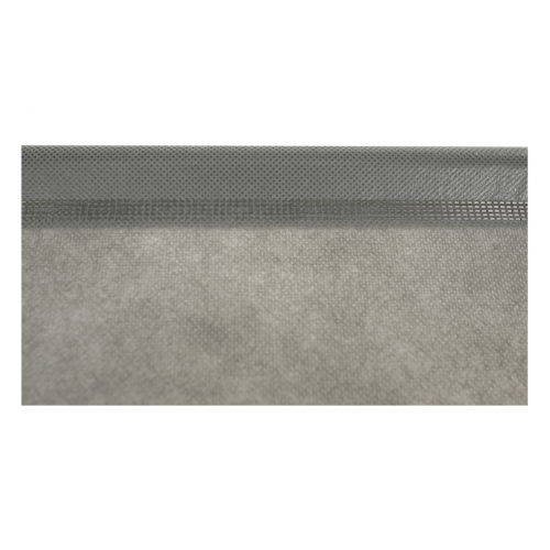 Komoda s látkovými šuplíkmi, čierna/hnedá/sivá, CAMILO TYP 1