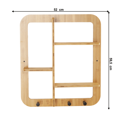 Polica, prírodný bambus, ARTID TYP 2