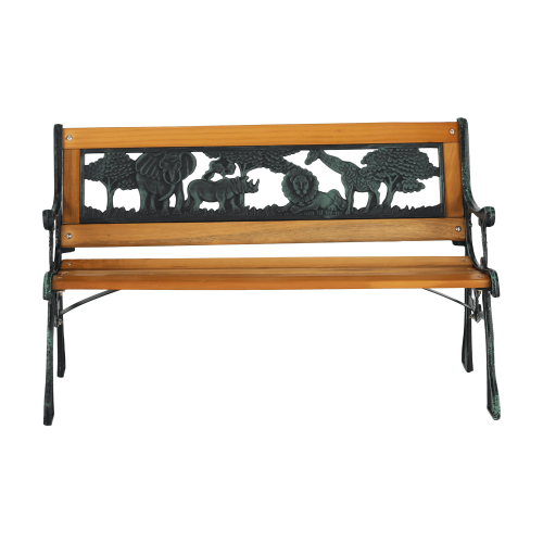 Detská lavička, čierna/prírodná, NADAZA