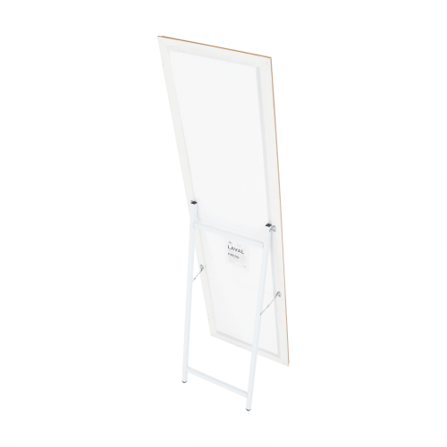 Stojanové zrkadlo, hnedá, LAVAL