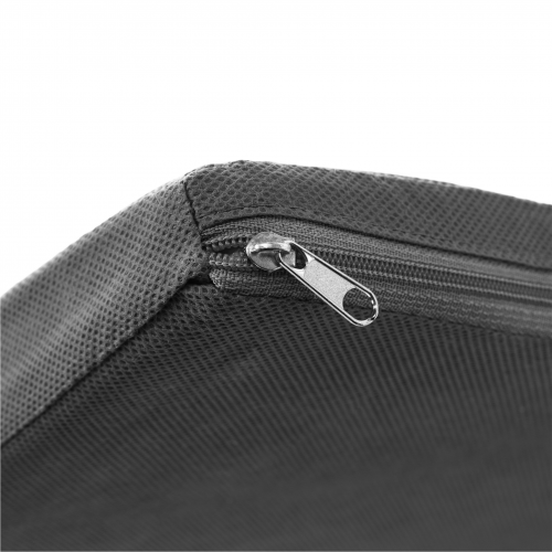 Detská knižnica s miestom na sedenie, biela/sivá, FERIA