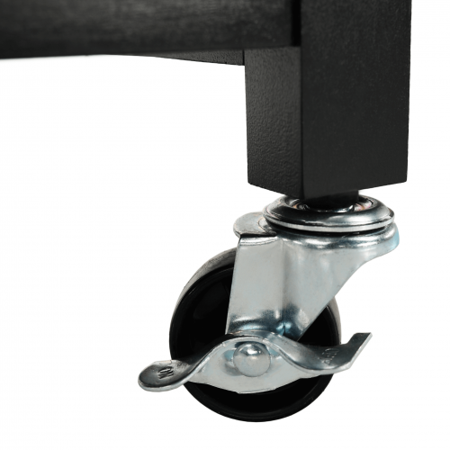 Servírovací vozík, prírodná/čierna, ARETE