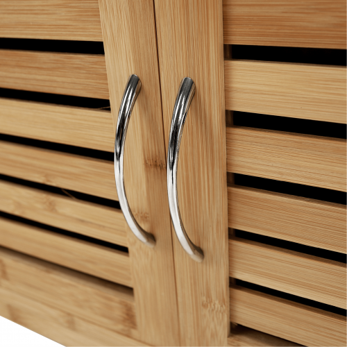 Servírovací vozík, prírodná, NAVID