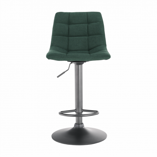 Barová stolička, zelená/čierna, LAHELA