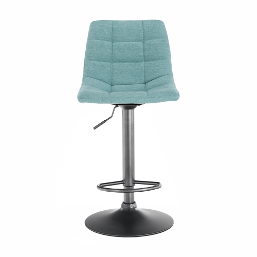 Barová stolička, mentolová/čierna, LAHELA