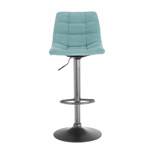 Barová stolička, mentolová/čierna, LAHELA