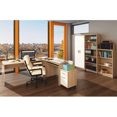 Kancelársky regál, dub sonoma, JOHAN 2 NEW 03