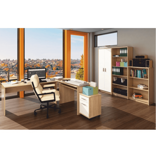 Kancelárska skrinka, dub sonoma/biela, JOHAN 2 NEW 13 JH033 Kancelárska skrinka, dub sonoma/biela, JOHAN 2 NEW 13 JH033