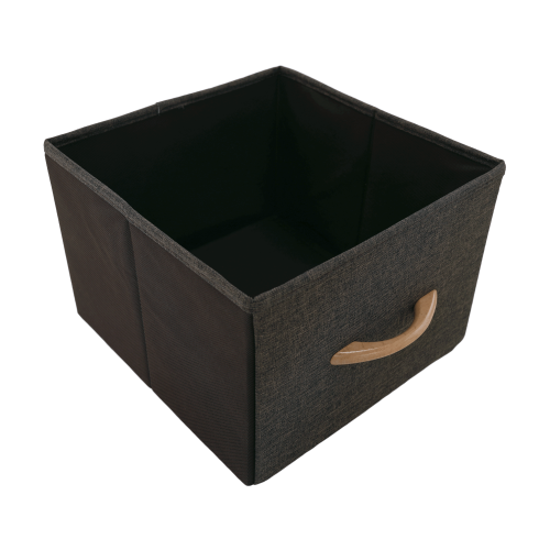 Komoda s látkovými šuplíkmi, béžová/hnedá, HAZEL TYP 1