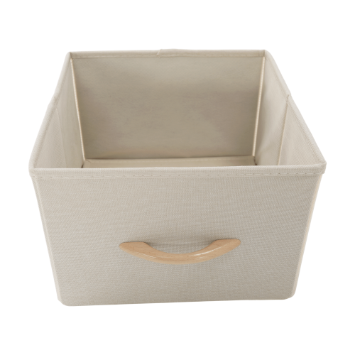 Komoda s látkovými šuplíkmi, béžová/hnedá, HAZEL TYP 2