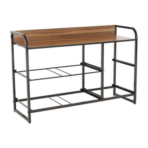 Komoda s látkovými šuplíkmi, béžová/hnedá, HAZEL TYP 4