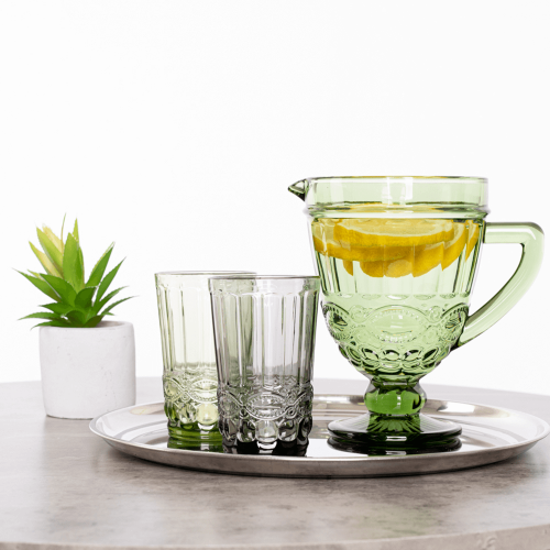 Vintage džbán na vodu/na víno, 1150ml, zelená, SAVOY