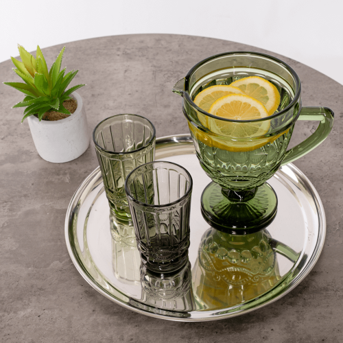 Vintage džbán na vodu/na víno, 1150ml, zelená, SAVOY