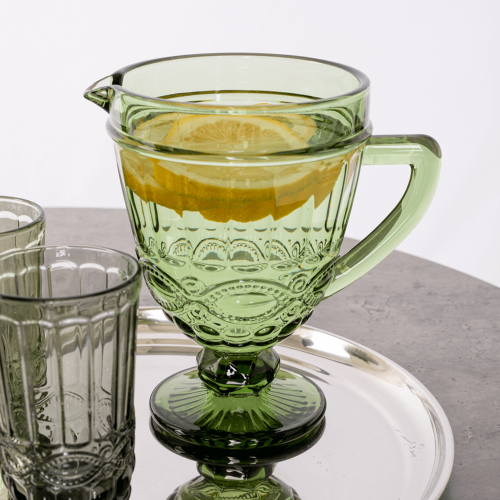 Vintage džbán na vodu/na víno, 1150ml, zelená, SAVOY