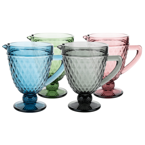 Retro džbán na vodu/na víno, 1150ml, zelená, VERITAS