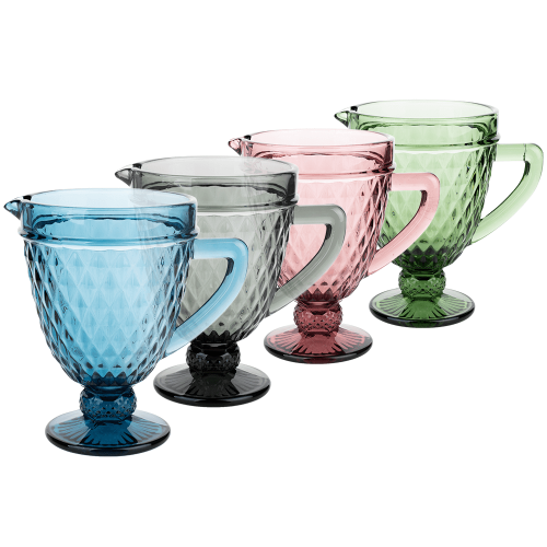 Retro džbán na vodu/na víno, 1150ml, zelená, VERITAS