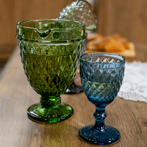 Retro džbán na vodu/na víno, 1150ml, zelená, VERITAS