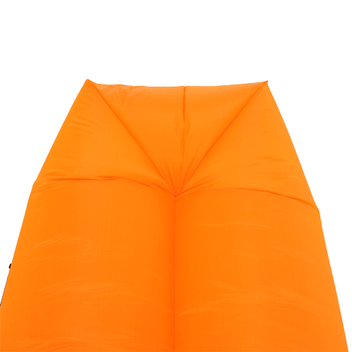 Nafukovací sedací vak/lazy bag, oranžová, LEBAG