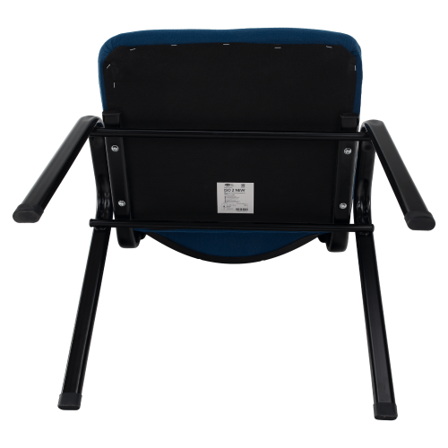 Kancelárska stolička, tmavomodrá, ISO ECO