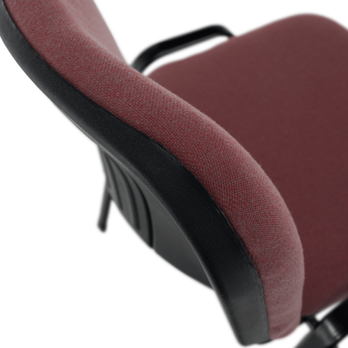 Kancelárska stolička, červenohnedá, ISO ECO