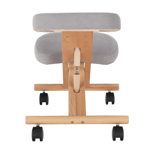 Ergonomická kľakačka, sivohnedá Taupe/buk, FLONET