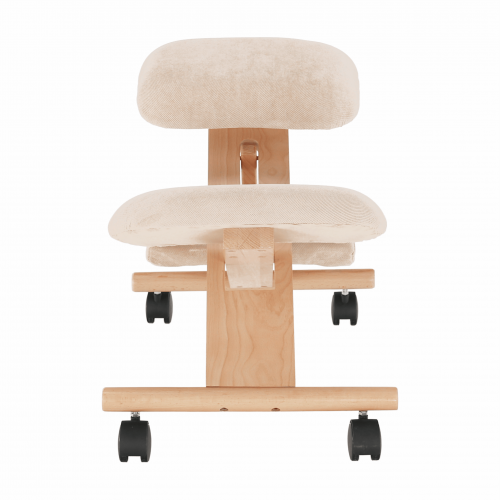 Ergonomická kľakačka, krémová/buk, GROCO
