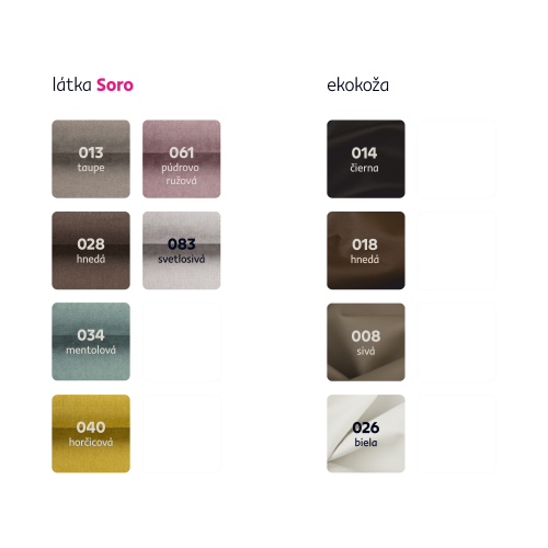 Sedacia súprava, čierna/tmavosivá, ľavá, EMILY ROH MALÝ