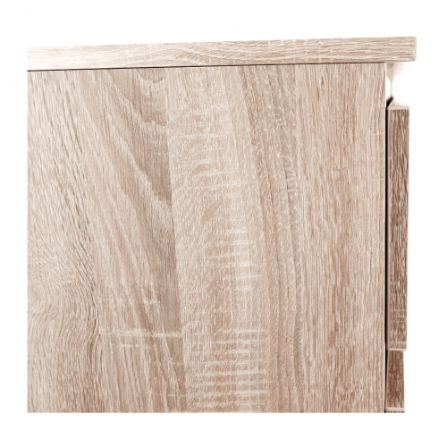 3 šuplíková komoda, dub sonoma,  HANY NEW 003