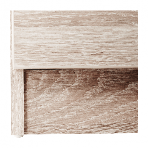 3 šuplíková komoda, dub sonoma,  HANY NEW 003