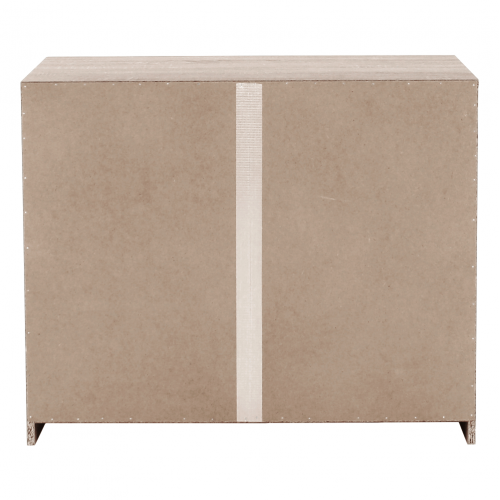 3 šuplíková komoda, dub sonoma,  HANY NEW 003